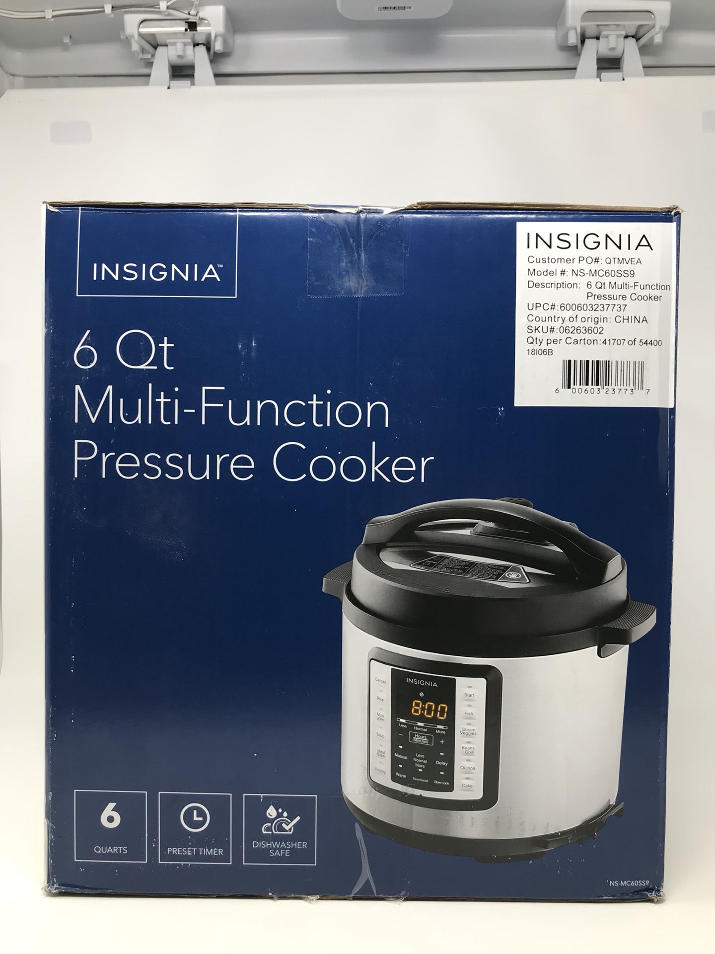 Insignia 6 Quart Pressure Cooker Like New lnstapot Crock Pot for Sale