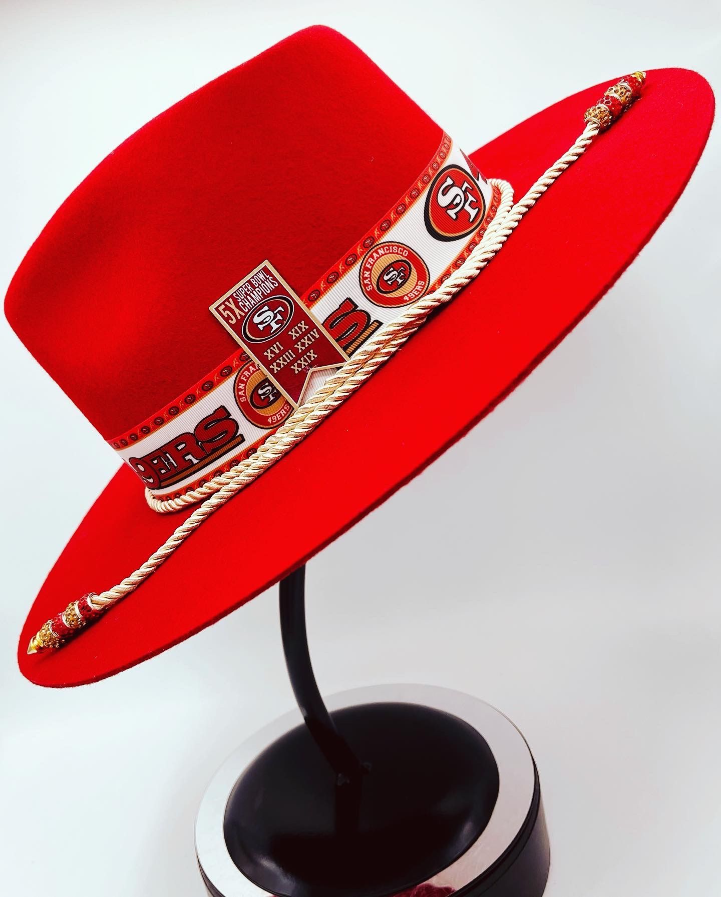 Custom San Francisco 49ers Fedora Hat