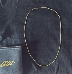 Gld chain 14k-18k white gold plated