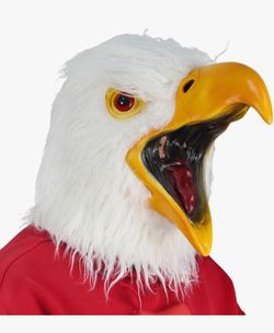 Funny costume eagle mask (yellow eyes)