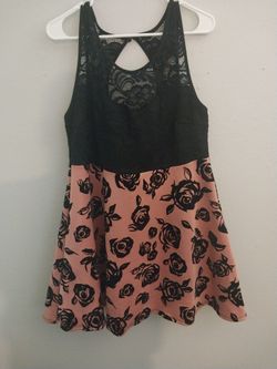 Women's Bronze And Black Dress Size 2X