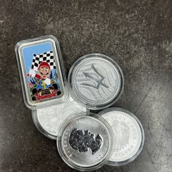 1oz SILVER - .999 Bullion & Bars 