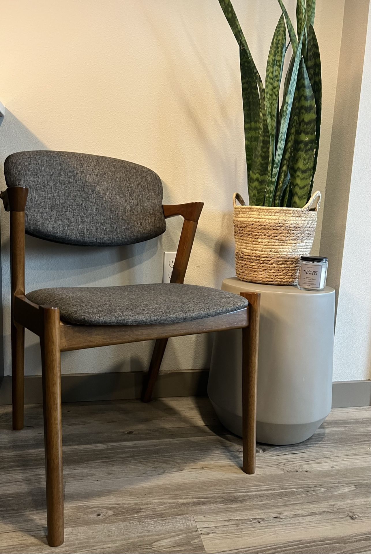 Coaster Malone (Set of 2) Dining Chairs Grey and Dark Walnut