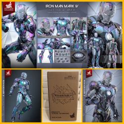 1/6 Hot Toys Iron Man 2 1/6 Mark IV (Haze Fractal Armor) MMS855D79 Figure
