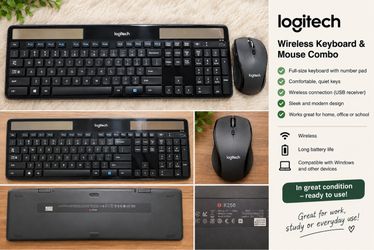 Logitech K250 Wireless Keyboard and Mouse Combo