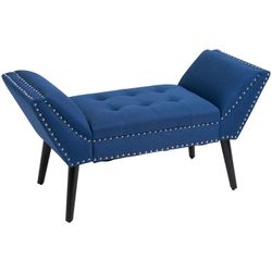 Modern Button Tufted Sitting Bench