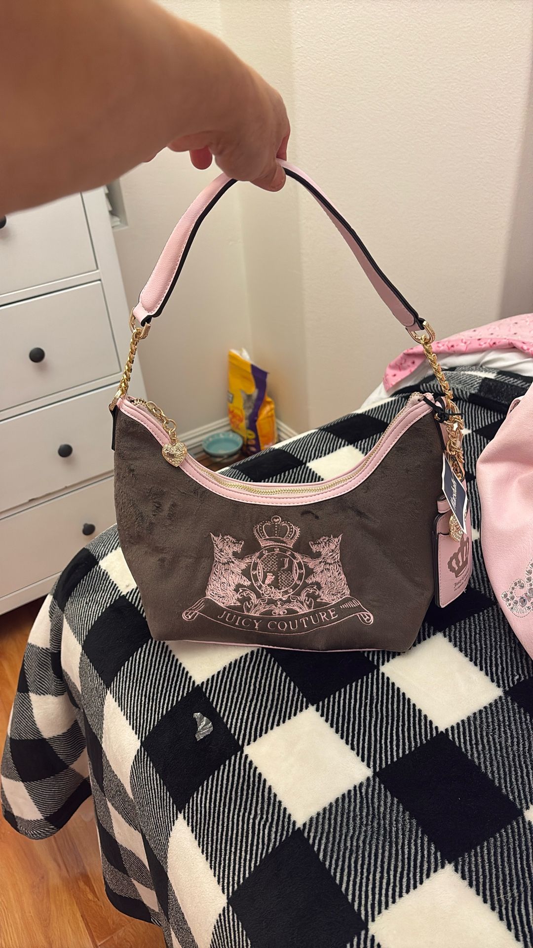 Juicy Couture Classic Scottie Dog Hobo