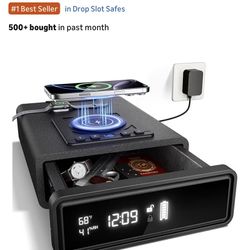 Smart Biometric Safe With Alarm Clock And More! 