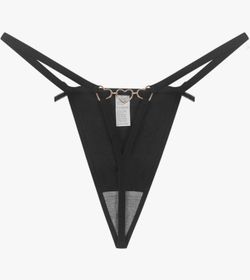 Large Women G-String Thongs Panty T Back High Waist Seamless Underwear Sexy Heart Shape Chain