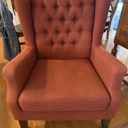 Straight Back Easy Chair