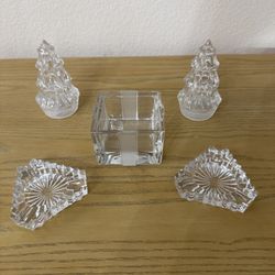 ✨ Vintage Gorham Crystal Holiday Set – Made in Germany