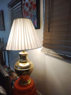 brass lamp