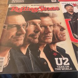 Four U2 Magazines