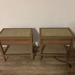 2 Nightstands With USB
