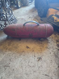 Vintage black hawk toolbox