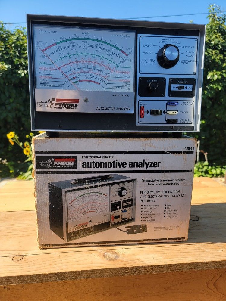 Vintage Sears engine analyzer