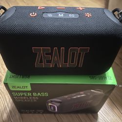 Zealot -S85 Bluetooth Speaker Super Bass RGB 60w New
