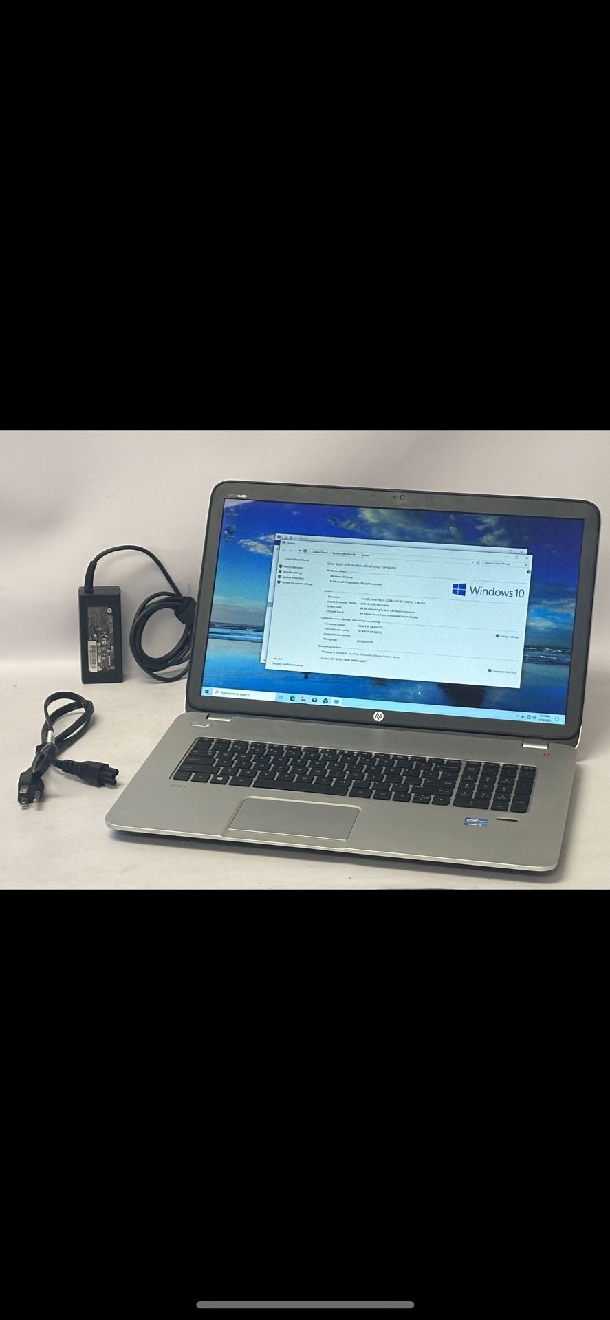 HP Envy 17” Intel(R) Core(TM) i5-3230M CPU @ 2.60GHz 2.60 GHz Ram: 8 GB Storage: 1 TB (HDD) OS: Windows 10 Home