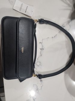 Coach New York Black Leather Handbag