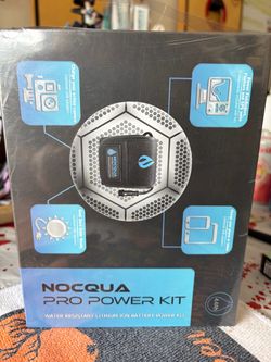 Nocqua Pro Power Kit 4.4Ah – Brand New Sealed 12V Lithium Battery for Fish Finder, GPS, and Kayak