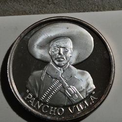 Pancho ViLlLa Collectible Silver Coins   Fine Silver  .999