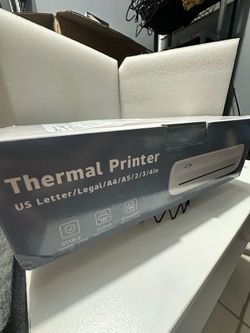 New Portable Wireless Thermal Printer – A4/Letter – No Ink Needed
