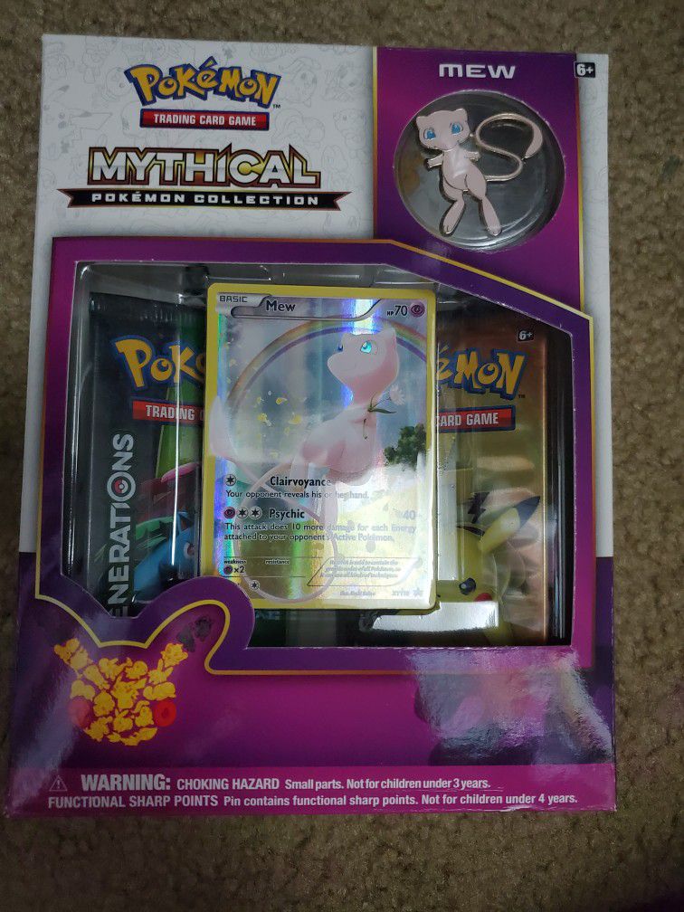 Mew Mythical Pokemon Collection 