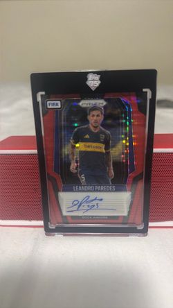 Leandro Paredes Panini Prizm FIFA Auto Card