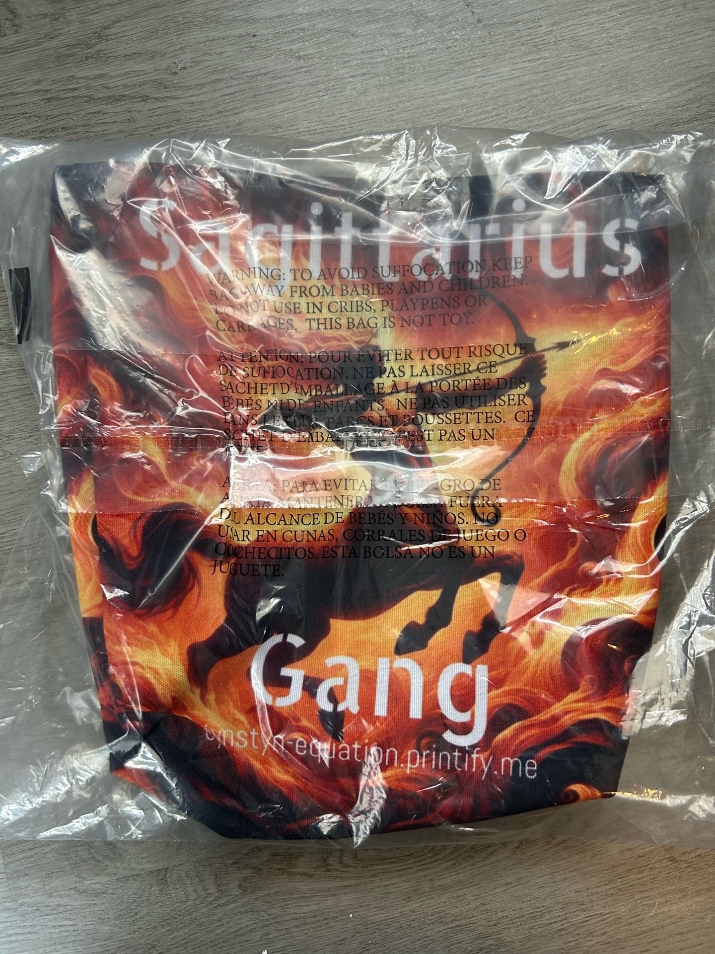 Sagittarius Zodiac 13x13 Tote Bag