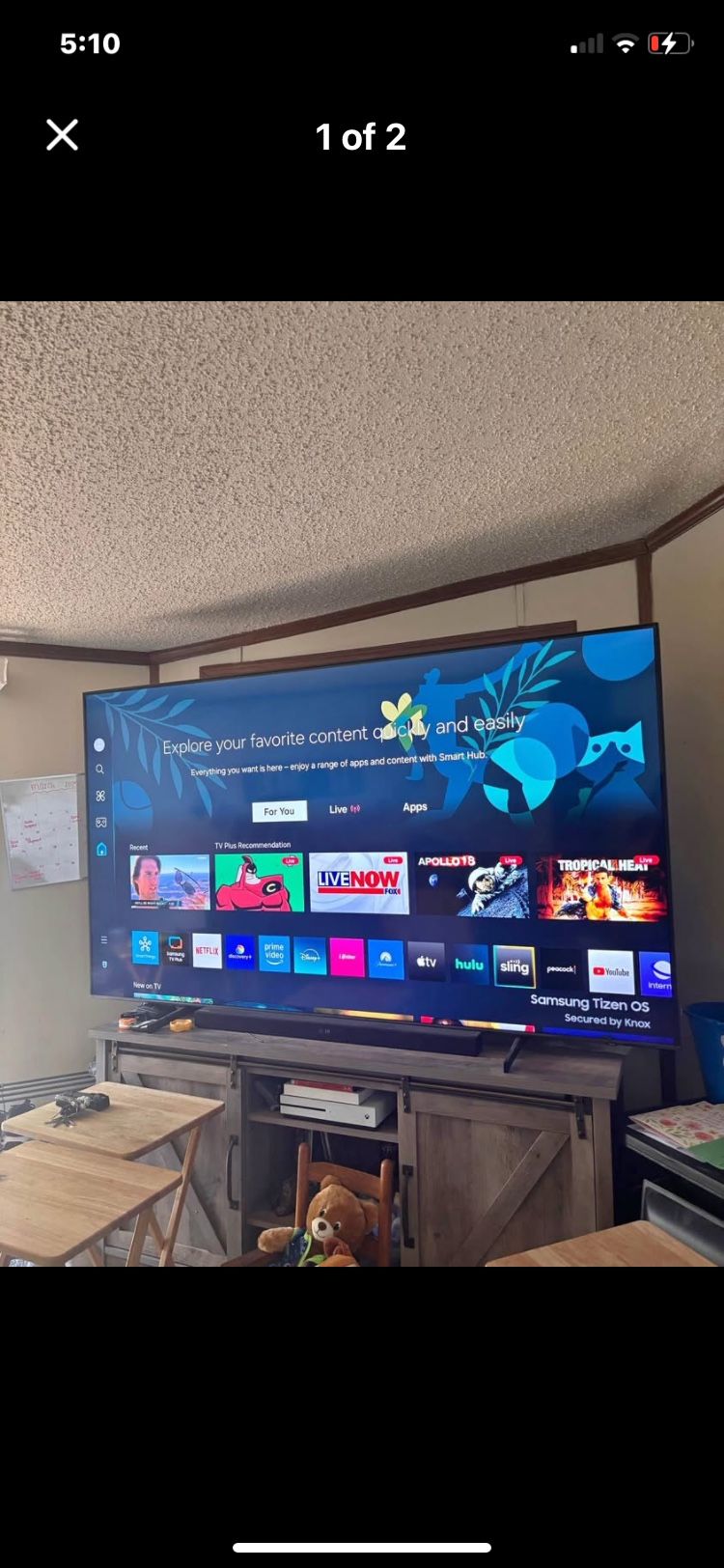 Samsung 85” inch TV