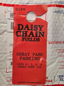 Daisy Chain Fields parking pass