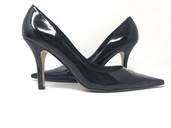 Nine West Black Patent Leather High Heel Pumps 7.5