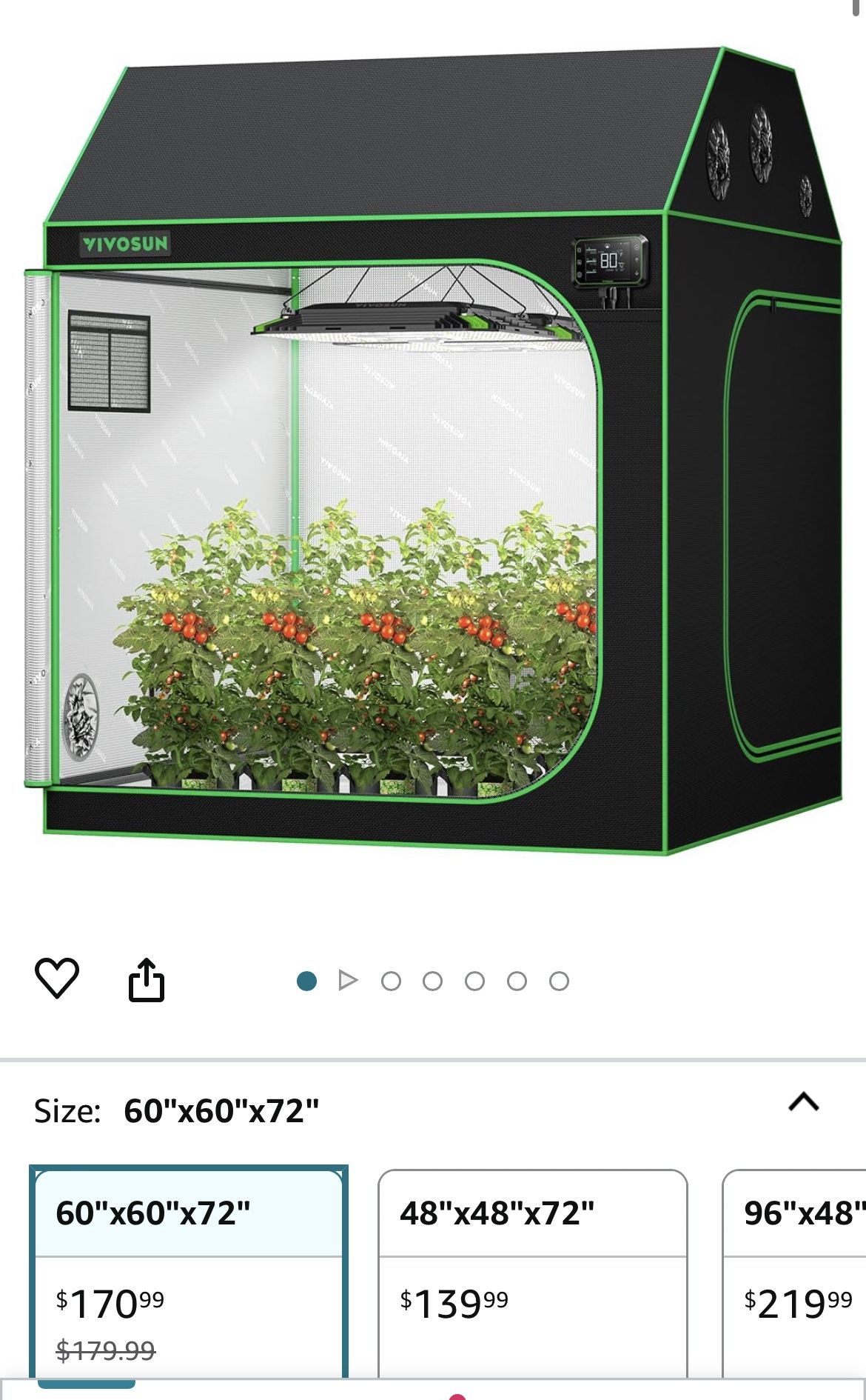 5x5 Vivosun Grow Tent 