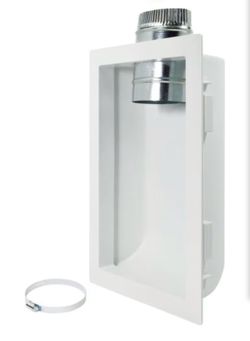 Dryer vent wall box