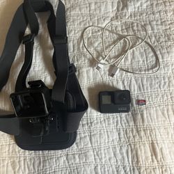 Black Go Pro Hero 7 With Accessories