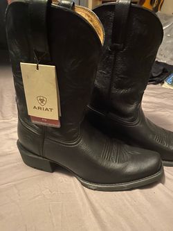 Ariat Black Sport Stratten Cowboy Boots