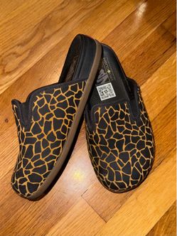 VANS Sz 5.5 Men’s Sz 7 Women’s GIRAFFE Harbor Mule Slip-ons SOLD OUT VR3