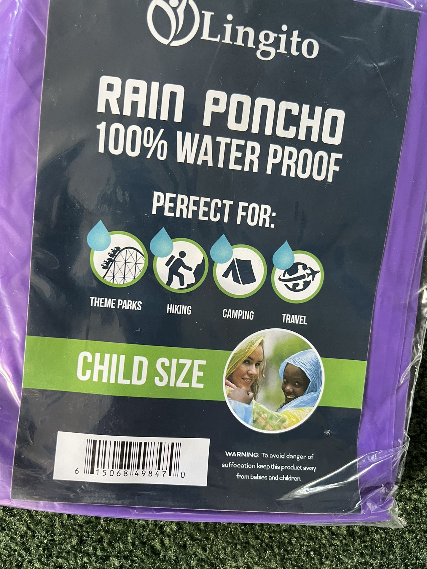 NEW! Rain Poncho ( Child and Adult Sizes)