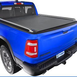 Tyger Auto T2 Low Profile Soft Roll-up Truck Bed Tonneau Cover Compatible with 2019-2026 Ram 1500 (Not Fit 19-24 Classic) | 5'7" (67") Bed | TG-BC2D60