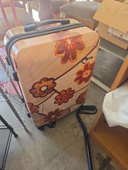 BICCI Hard Shell Spinner Luggage Floral Print