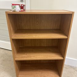 Wooden Bookshelf (Like New)