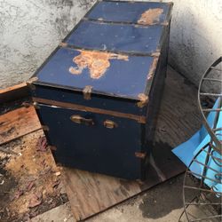 Antique Vintage Trunk/Chest Mid Century
