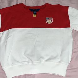 Unisex Kids Polo Sweatshirt Size 4/4t