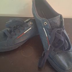Tommy Hilfiger Woman's Blue Tennis Shoes Size 9.5M