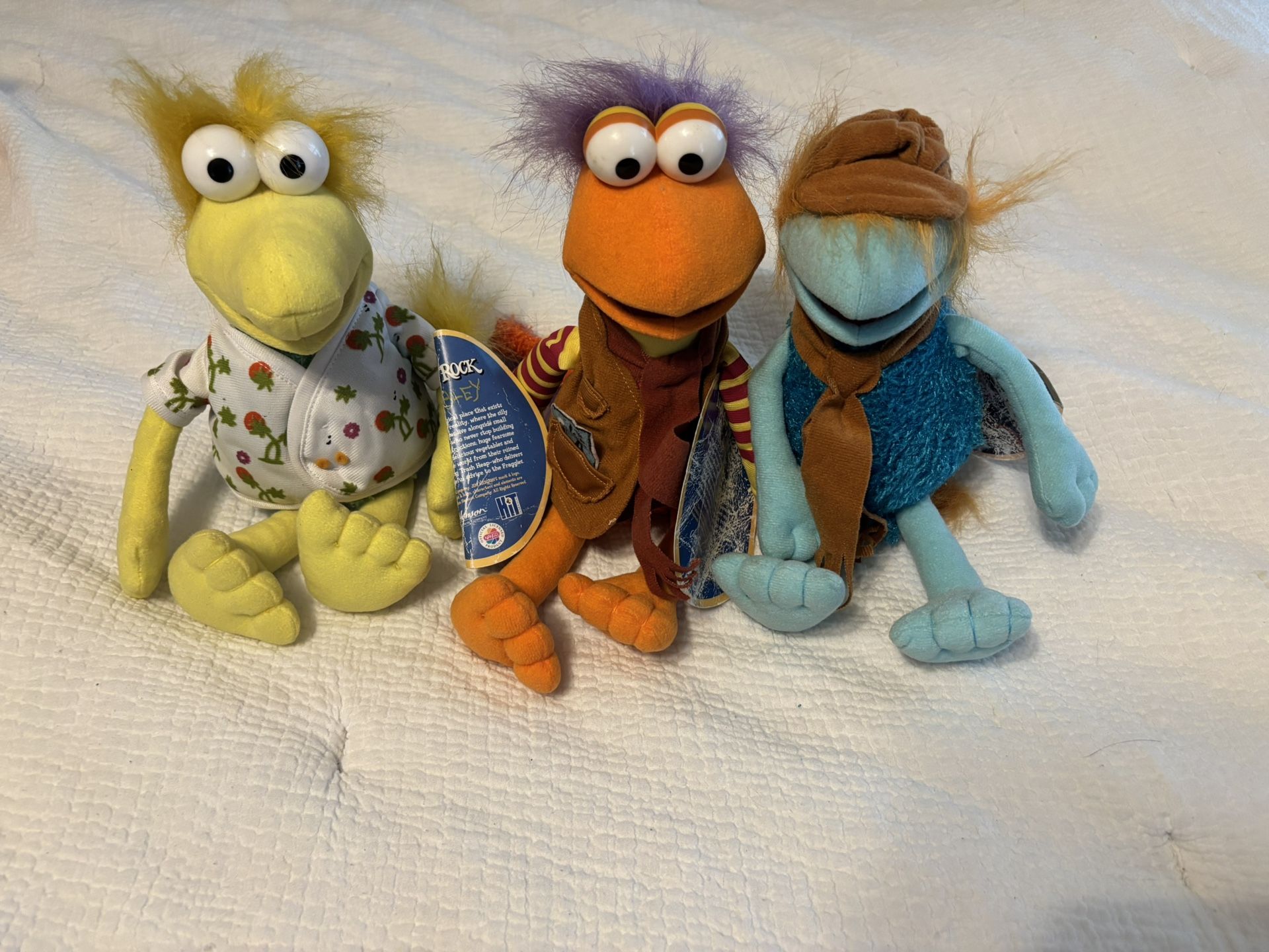 3 fraggles from 1980’s Fraggle Rock