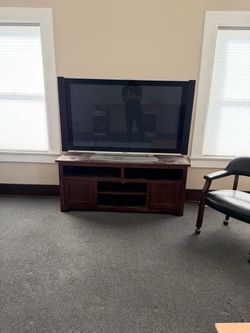 Free Hitachi, Plasma TV and TV stand