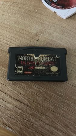Mortal Kombat Deadly Alliance GBA Cartridge
