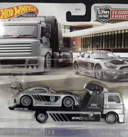 Hot wheels car culture team transport 16 Mercedes-AMG GT3 Fleet Street