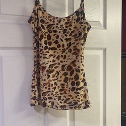 Leopard Print Women’s Tank Top