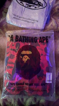 Red bape hoodie